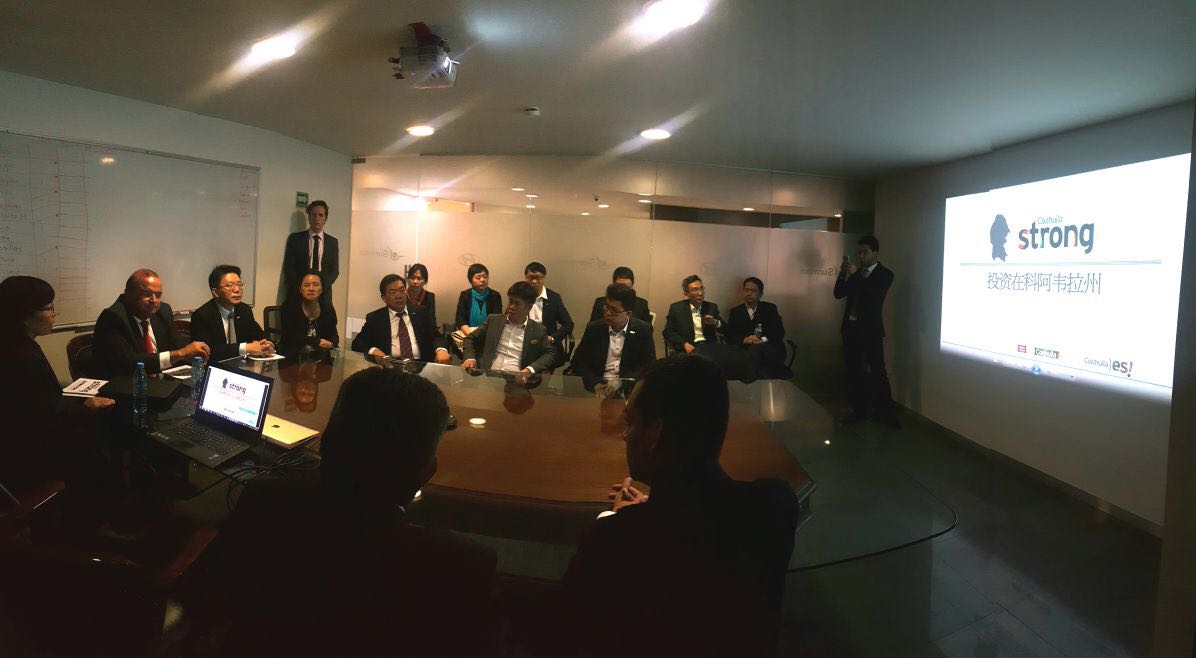Secretario de Desarrollo Económico se reunió con representantes de la Provincia de Jiangsu, China.