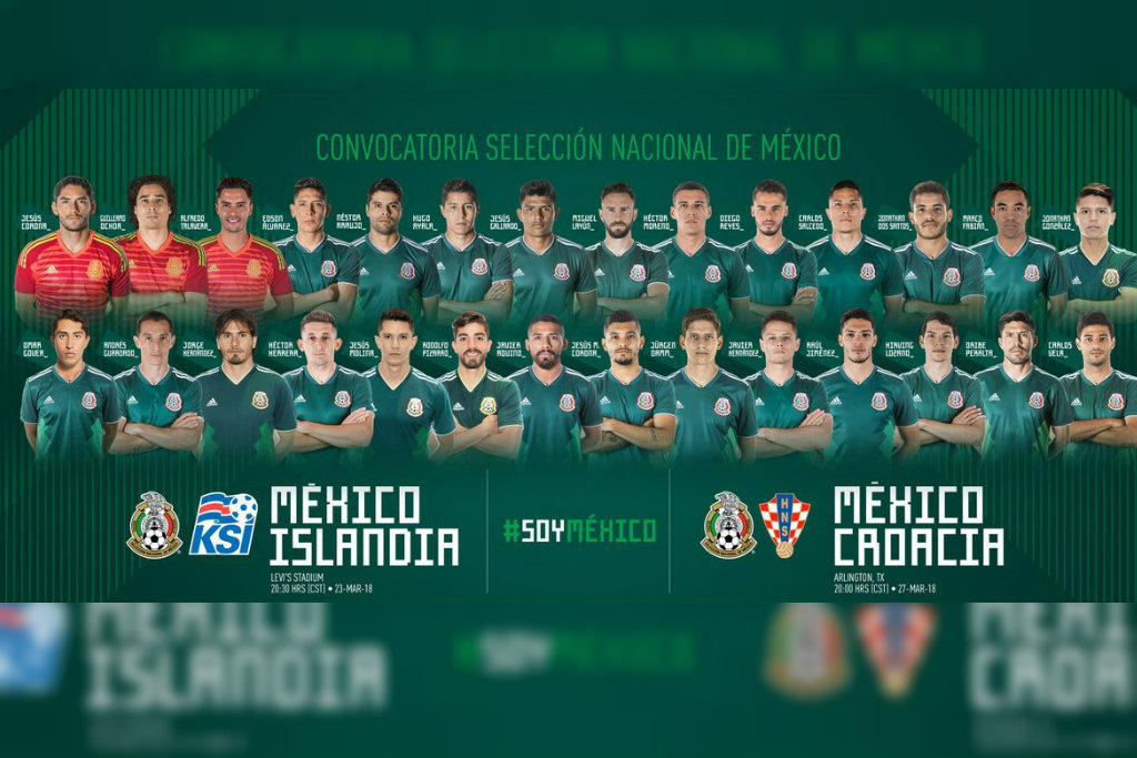 Convocatoria del Tri para amistosos 
