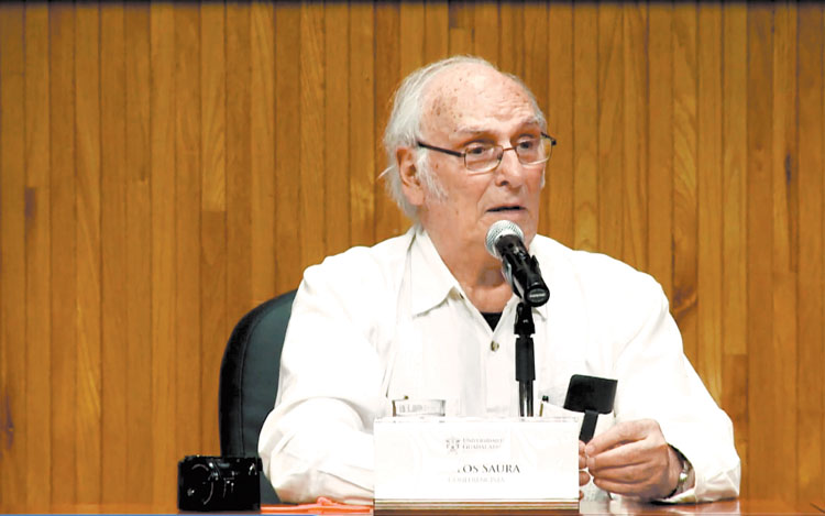 El realizador homenajeado. 