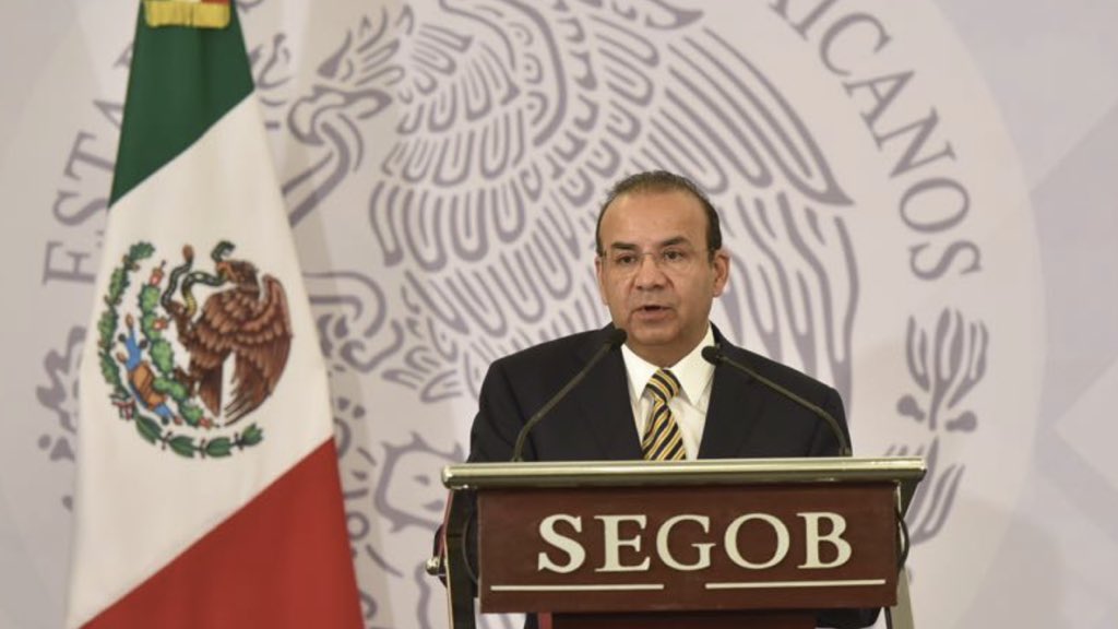 El secretario de Gobernación, Alfonso Navarrete Prida.