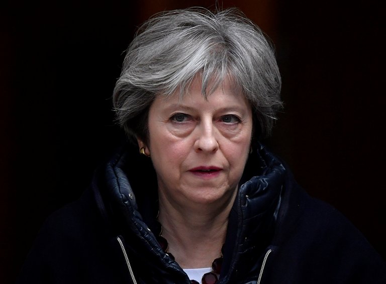 La primera ministra britpanica, Theresa May.