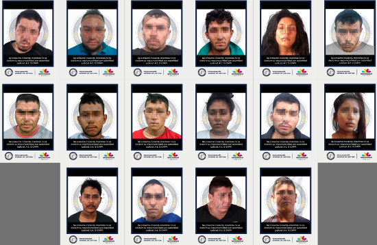 En los operativos en Michoacán contra el crimen organizado han detenido a 18 personas.
