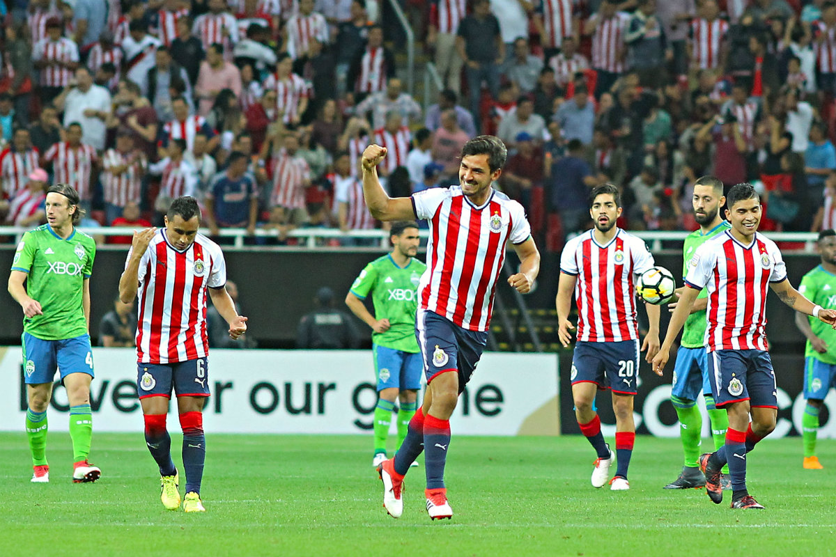 Oswaldo Alanís abrió el marcador en este juego de Concachampions