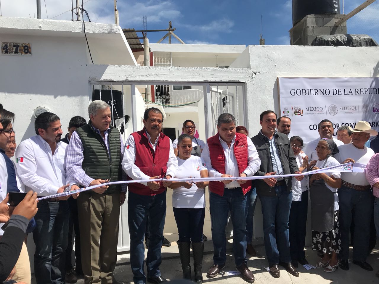 Inauguran Comedor Comunitario en la colonia La Minita en Saltillo.