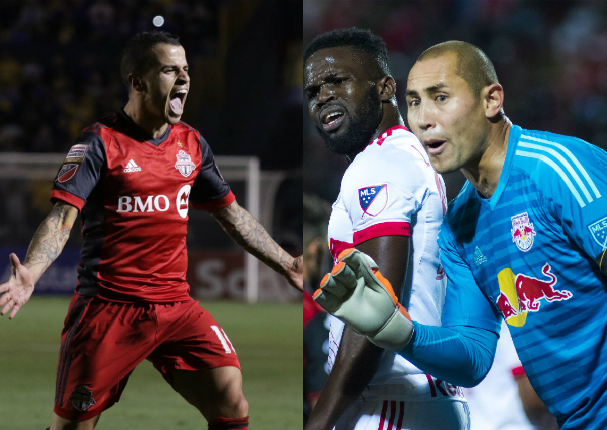 Las figuras de Toronto y New York RB