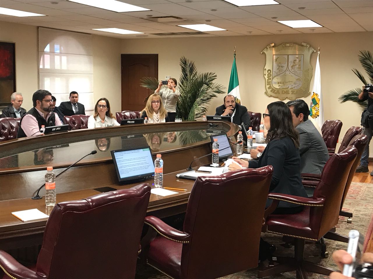 Primera sesión del Comité Coordinador del Sistema Estatal Anticorrupción.