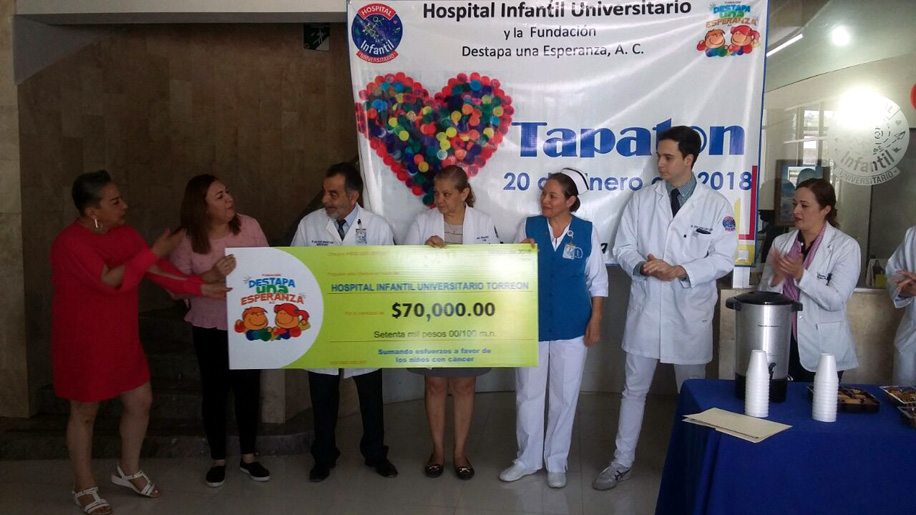 El donativo es gracias a la recolección de 13 toneladas de tapas por parte de la fundación.