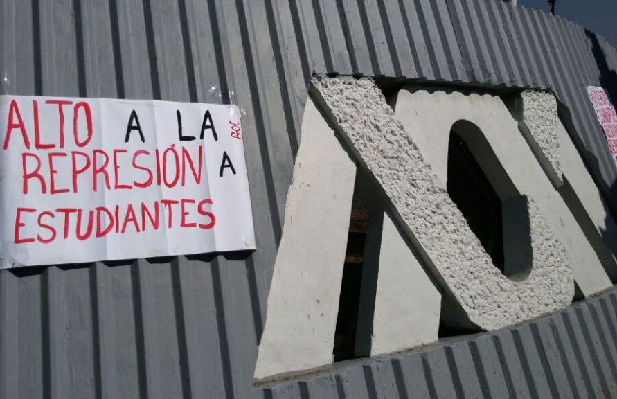 Los estudiantes piden que no haya represión y que se respete la ley orgánica para la elección de rector.