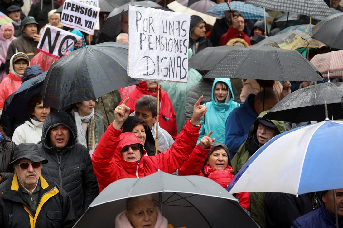 El portavoz de la Mesa Estatal por el Blindaje de las Pensiones aseguró que esta manifestación es "un clamor y una exigencia de la sociedad para que s