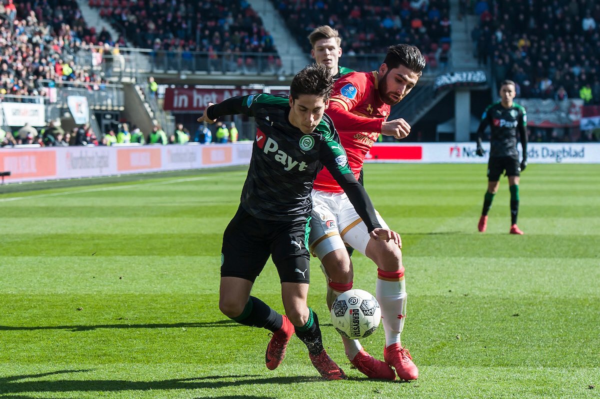 El FC Groningen cayó con el mexicano Uriel Antuna en la cancha