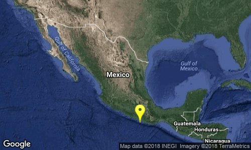El sismo ocurrió en Pinotepa Nacional, Oaxaca.