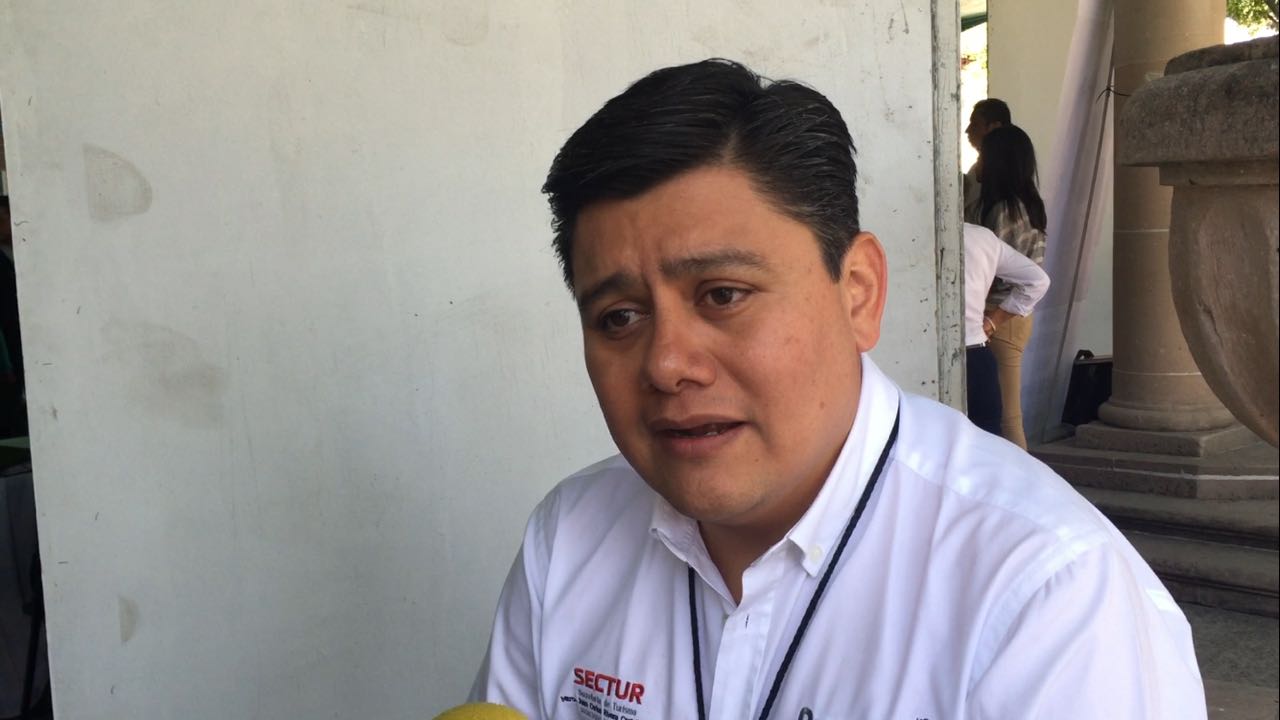 El secretario de Turismo de Oaxaca, Juan Carlos Rivera Castellanos.