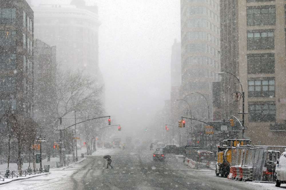 La tormenta 'Toby' provocó la cancelación de cientos de vuelos, gran parte en Nueva York.