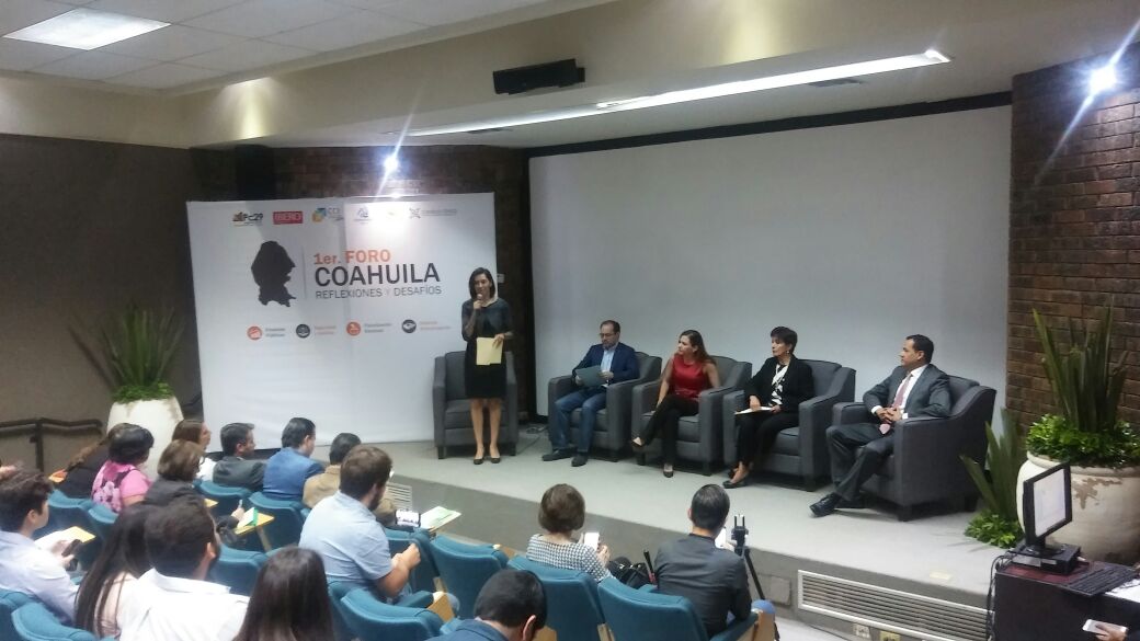 Primer Foro Coahuila 2018 denominado "Retos y Desafíos de la Sociedad".