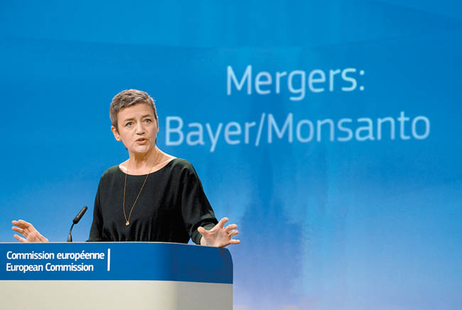 Margrethe Vestager, comisionada europea de Competencia. 