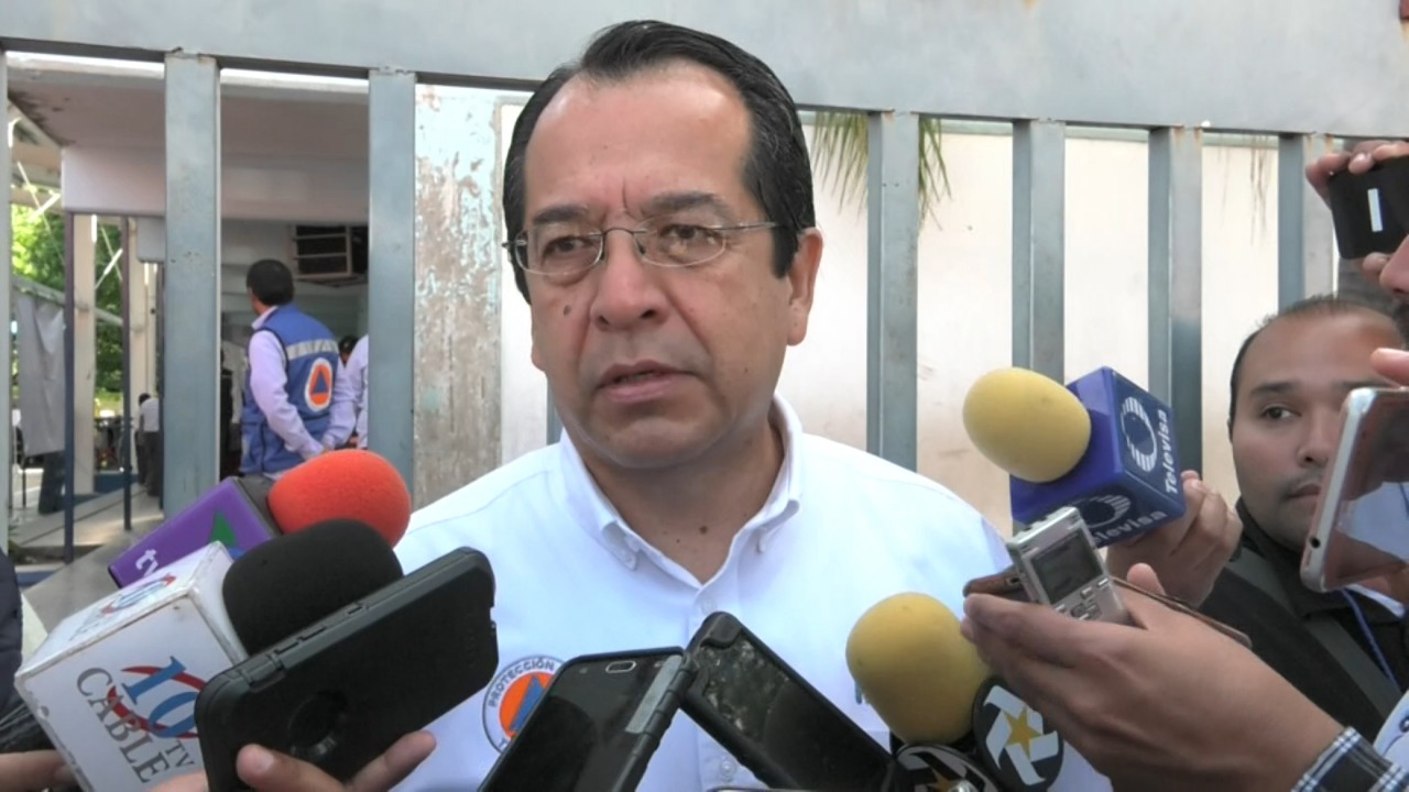Pedro Granados, coordinador de Protección Civil en Tamaulipas. 