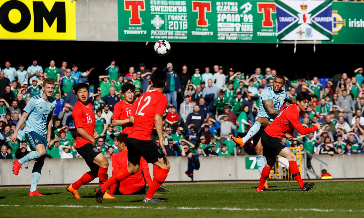 Corea del Sur cae ante Irlanda del Norte
