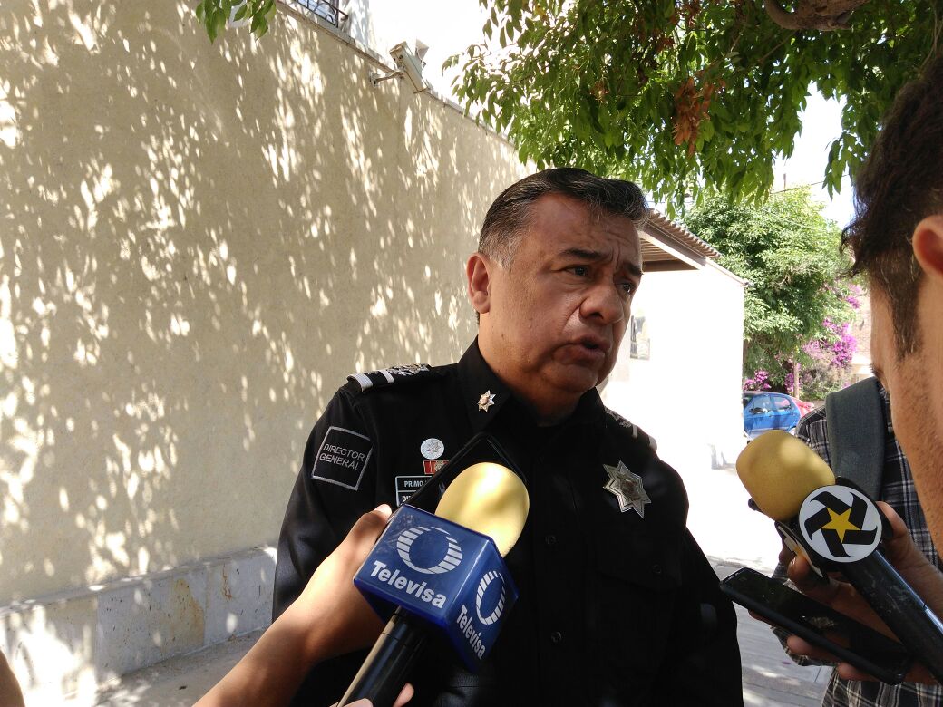 Primo García, director de la Policía de Torreón. 