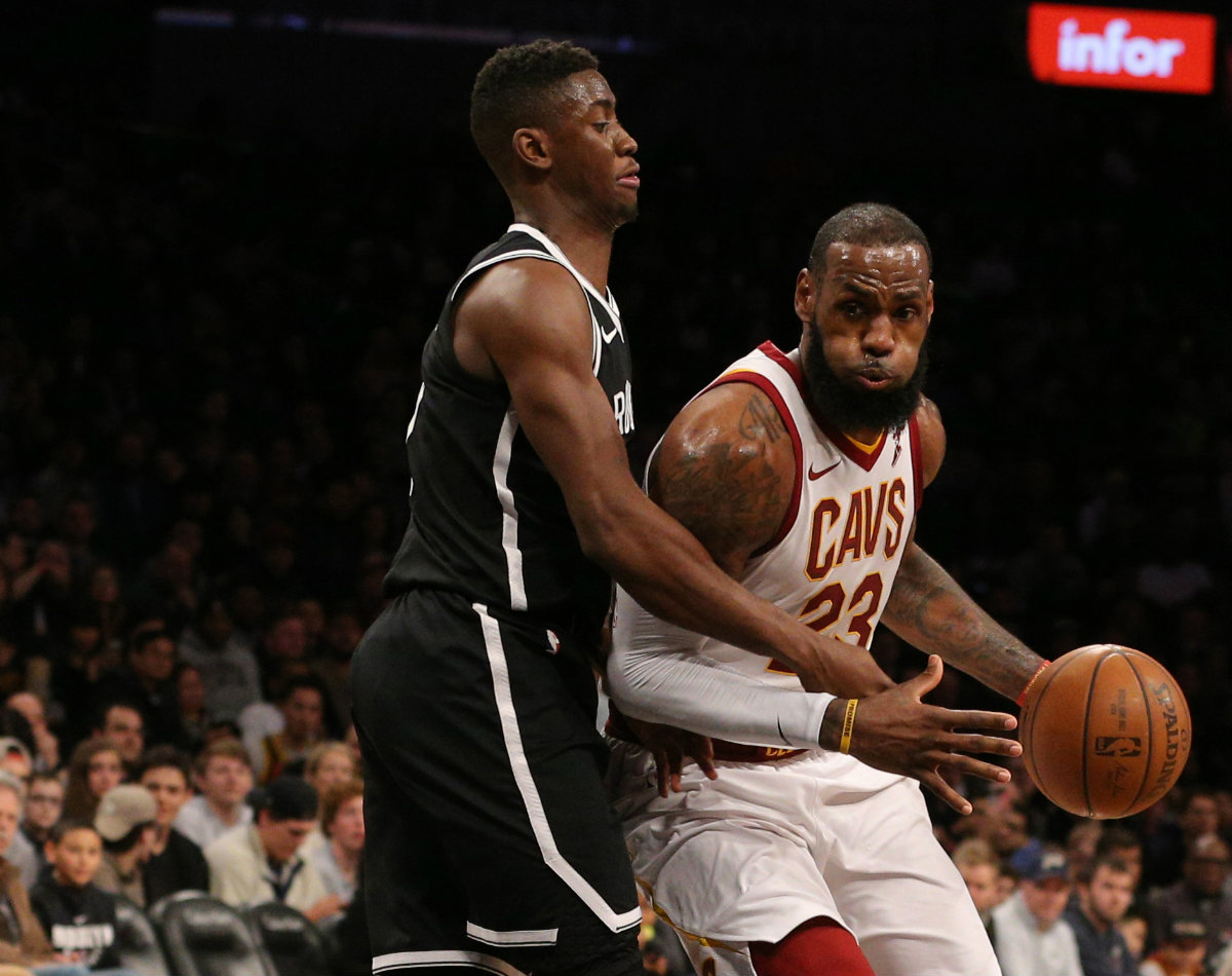 Los Cavaliers de LeBron James derrotaron a los Nets de Brooklyn