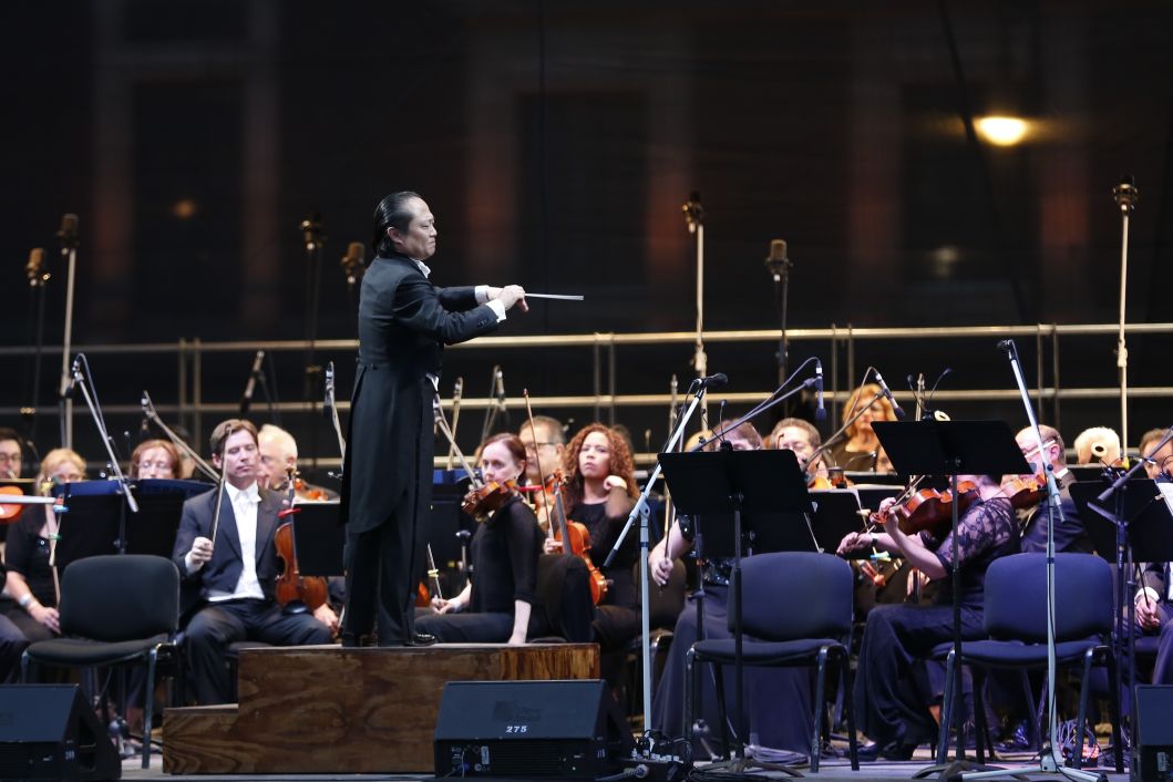 El gozo de los espectadores se hizo presente al escuchar el movimiento final, la Oda a la Alegría, que Friedrich Schiller otorgó a Beethoven.