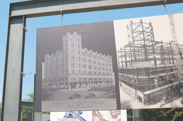 Muestra cómo evolucionó la ciudad con la acerera.