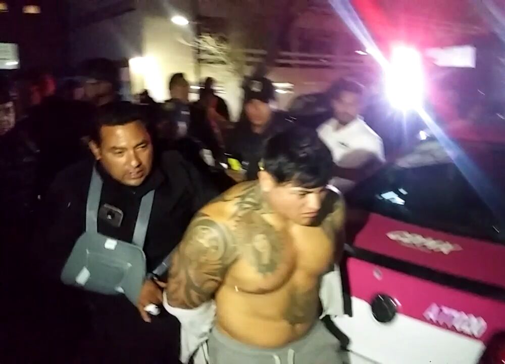 "El H" fue detenido durante el operativo en Magdalena Contreras.