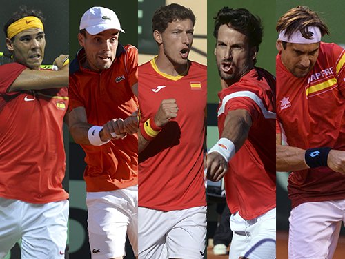 Nadal, en la convocatoria de Copa Davis de España contra Alemania