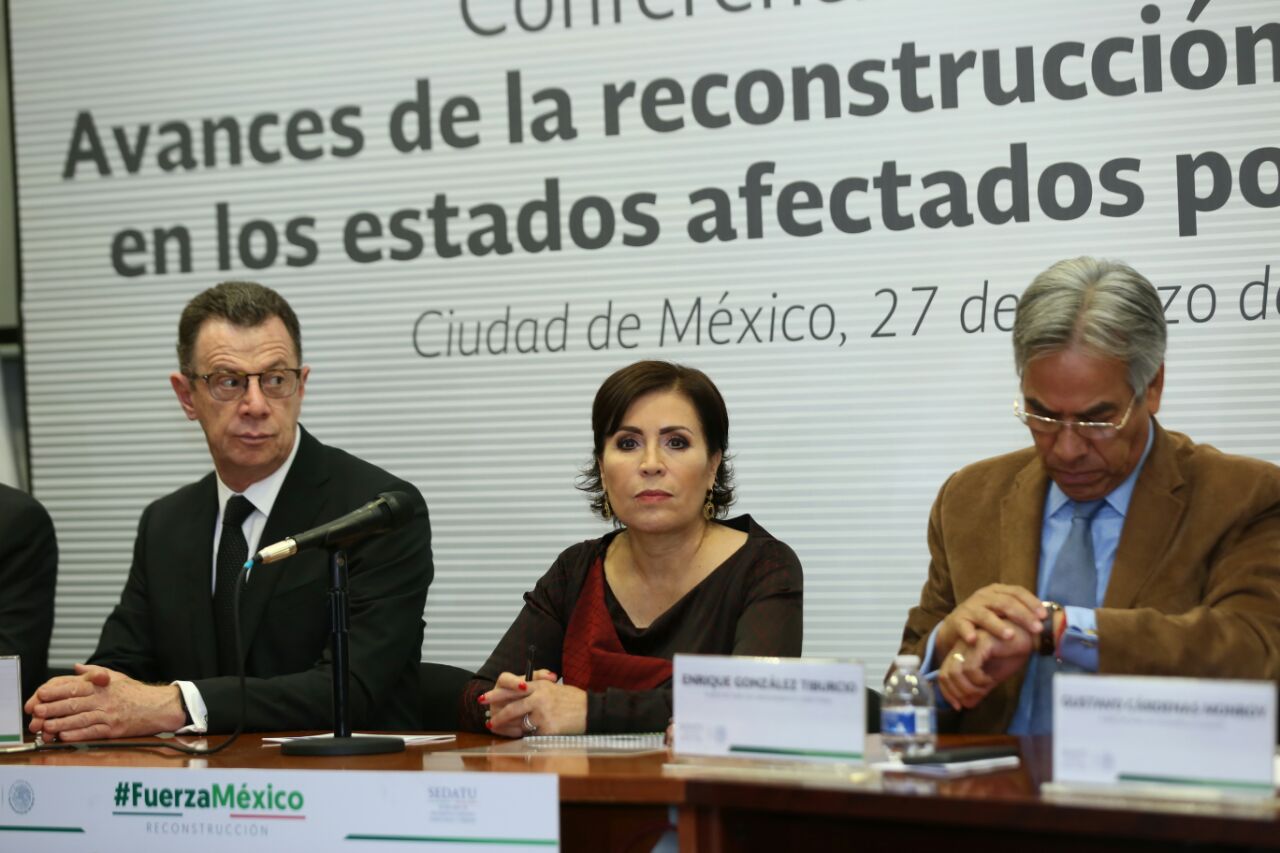 Rosario Robles dijo que más de dos mil casas ya fueron terminadas.