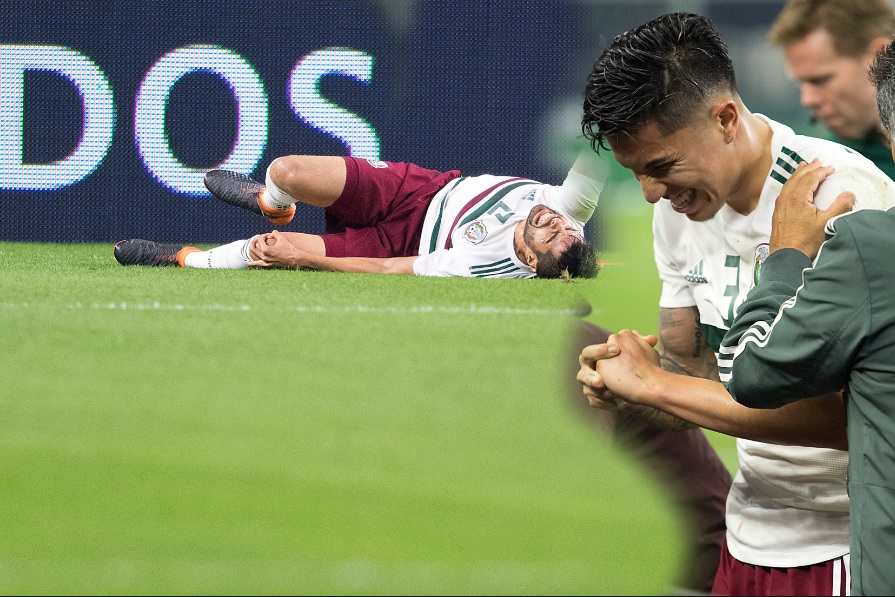 Néstor Araujo y Carlos Salcedo sufrieron lesiones en el juego amistoso contra Croacia
