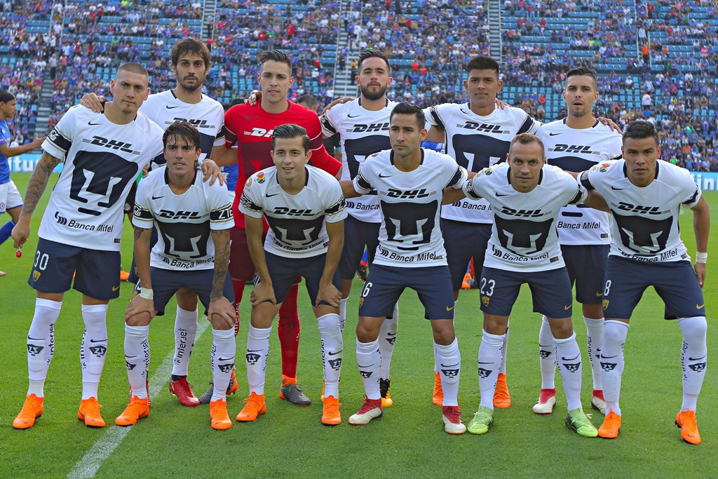 Once de Pumas en el duelo ante Cruz Azul 