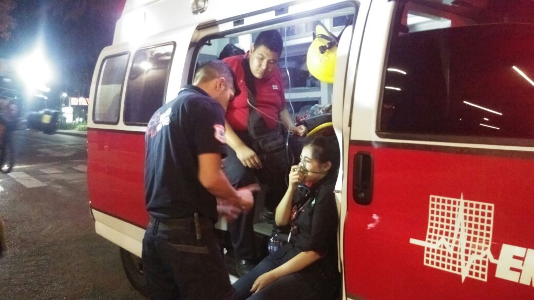 Sólo dos personas resultaron intoxicadas por el conato de incendio en Parque Delta.