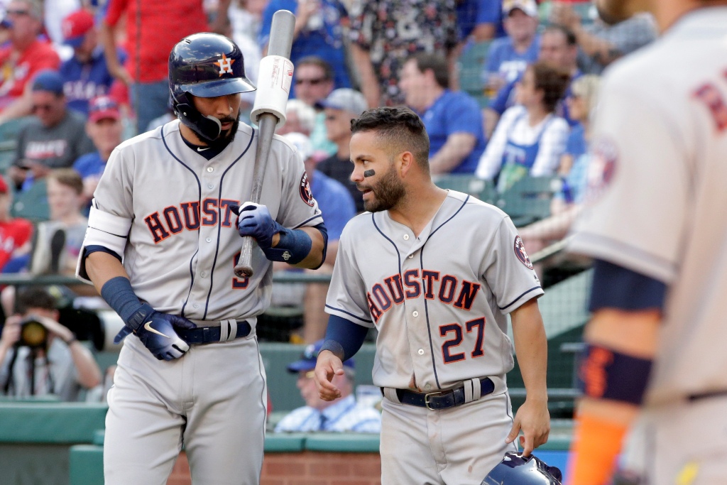 Astros vencieron a Rangers en inicio de la MLB