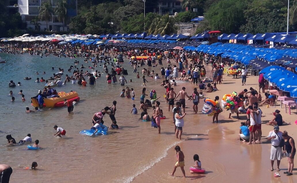 La ocupación hotelera en los destinos turísticos de la entidad llegó a 82.6 por ciento.