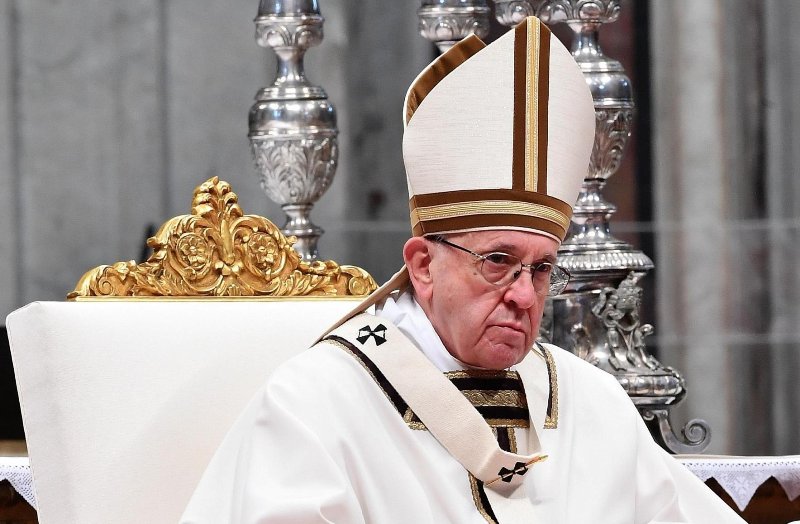  El papa Francisco ofició la misa crismal en la basílica de San Pedro del Vaticano