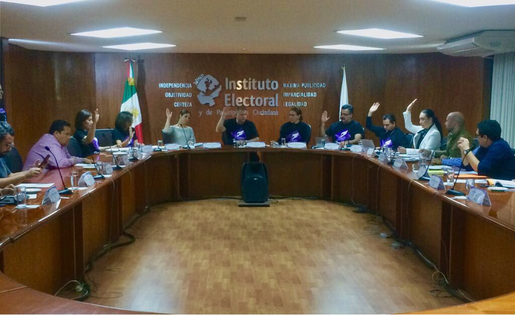 Consejeros del IEPC sesionaron este jueves.