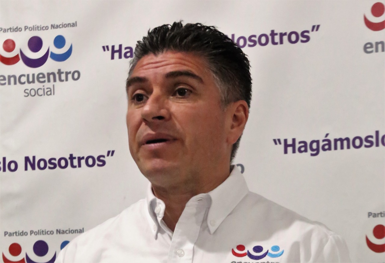 Juan Manuel Alvarado Montiel, dirigente del PES. 