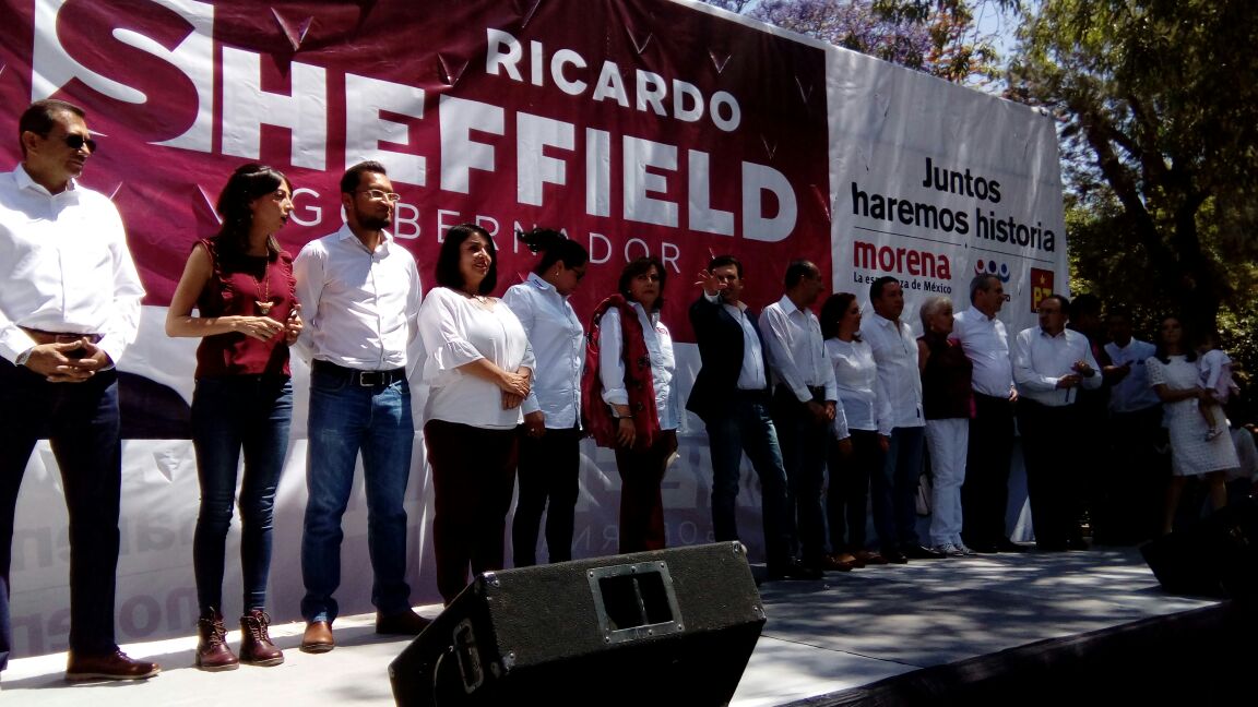 Arranque de campaña de Ricardo Sheffield en Dolores Hidalgo. 
