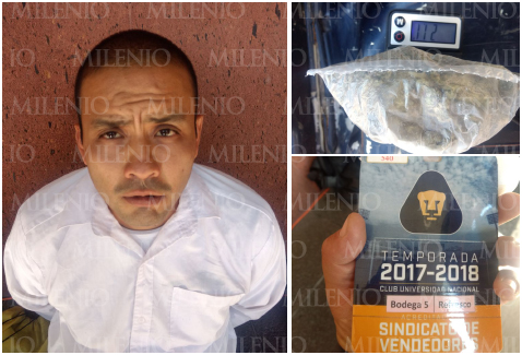 La detención ocurrió sobre la avenida Insurgentes Sur y Circuito Escolar, en Ciudad Universitaria, de la delegación Coyoacán.