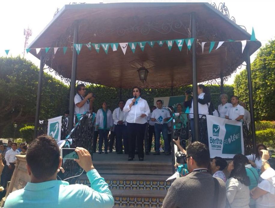 Bertha Solórzano Lujano, arrancó su campaña electoral en Jaral del Progreso