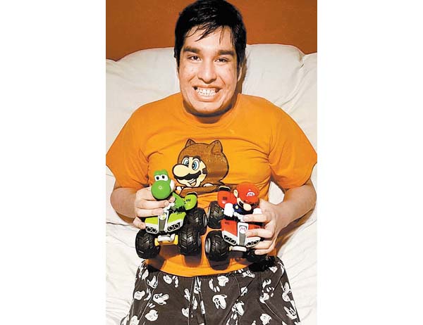 El hijo de Laura y Marco es fan de Mario Bros.
