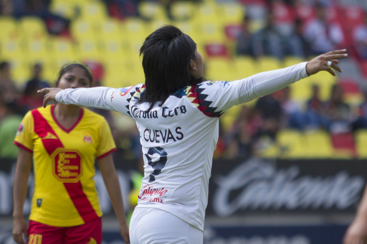 Lucero Cuevas hace póker de goles en la victoria de América