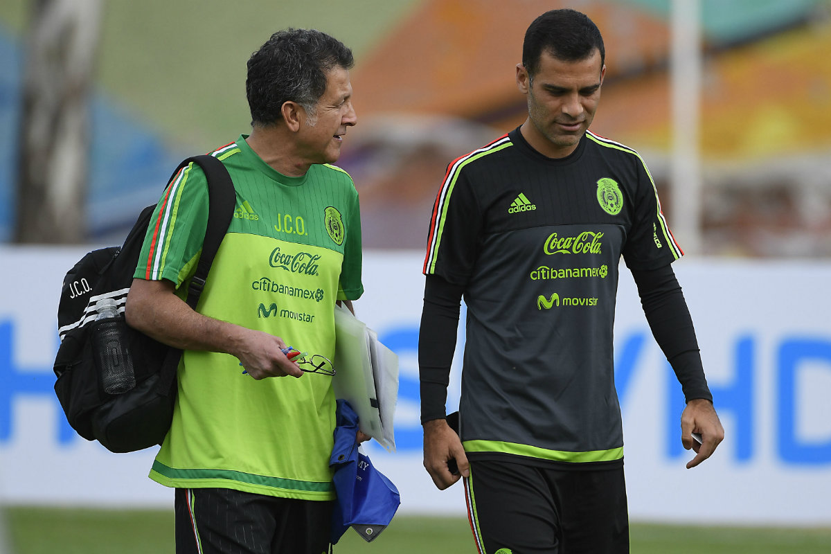 Juan Carlos Osorio y Rafael Márquez