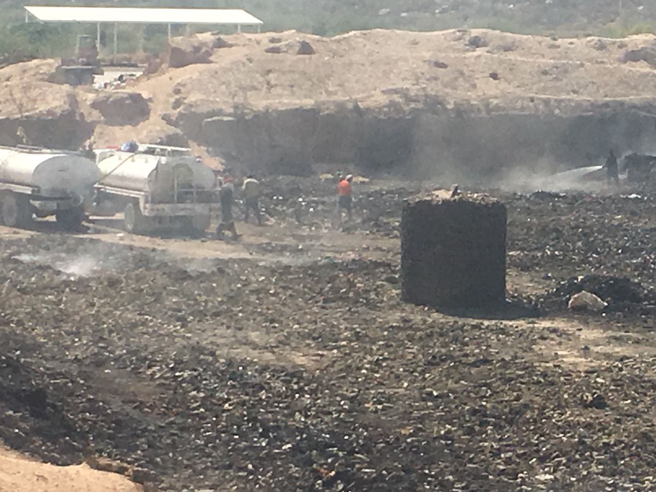 De junio de 2017 a la fecha se han registrado 3 incendios en el Relleno Sanitario de Lerdo.