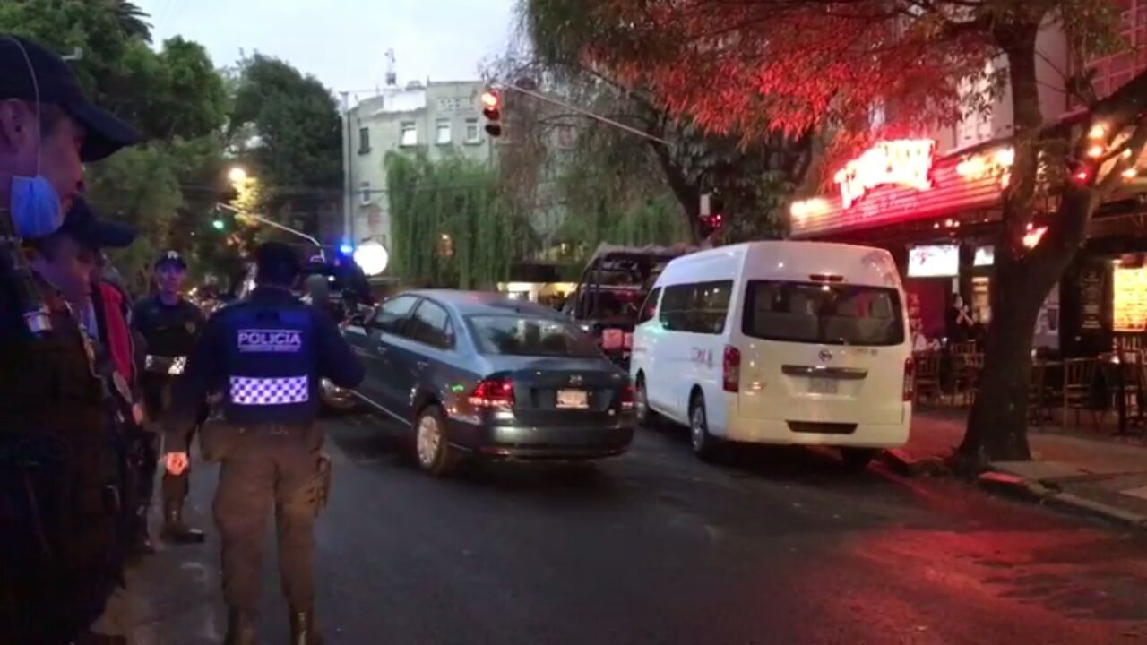 El operativo inició este tarde en las zonas de Polanco, Glorieta de Vértiz y la Roma-Condesa.