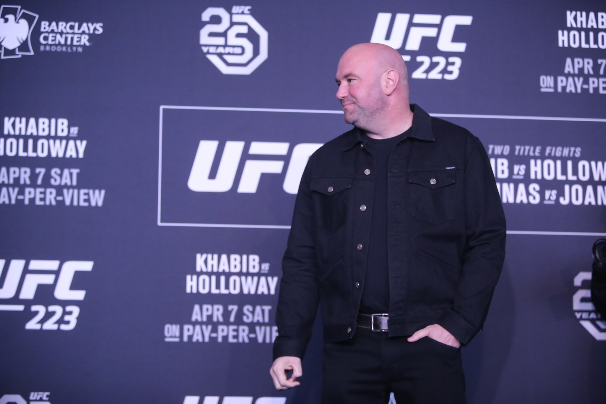 Dana White en el Día de Medios para UFC 223