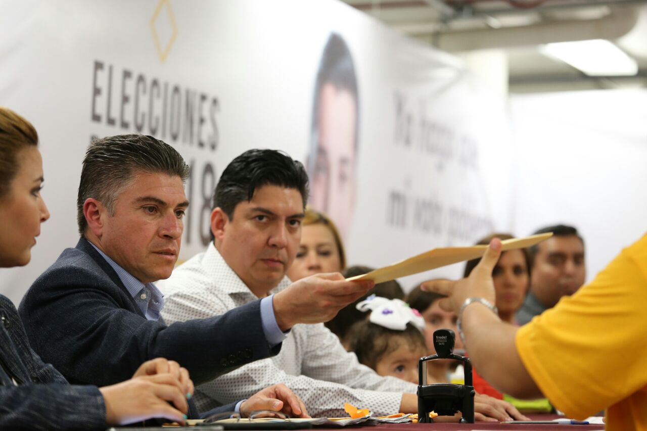 Juan Manuel Alvarado, dirigente del Partido Encuentro Social. 