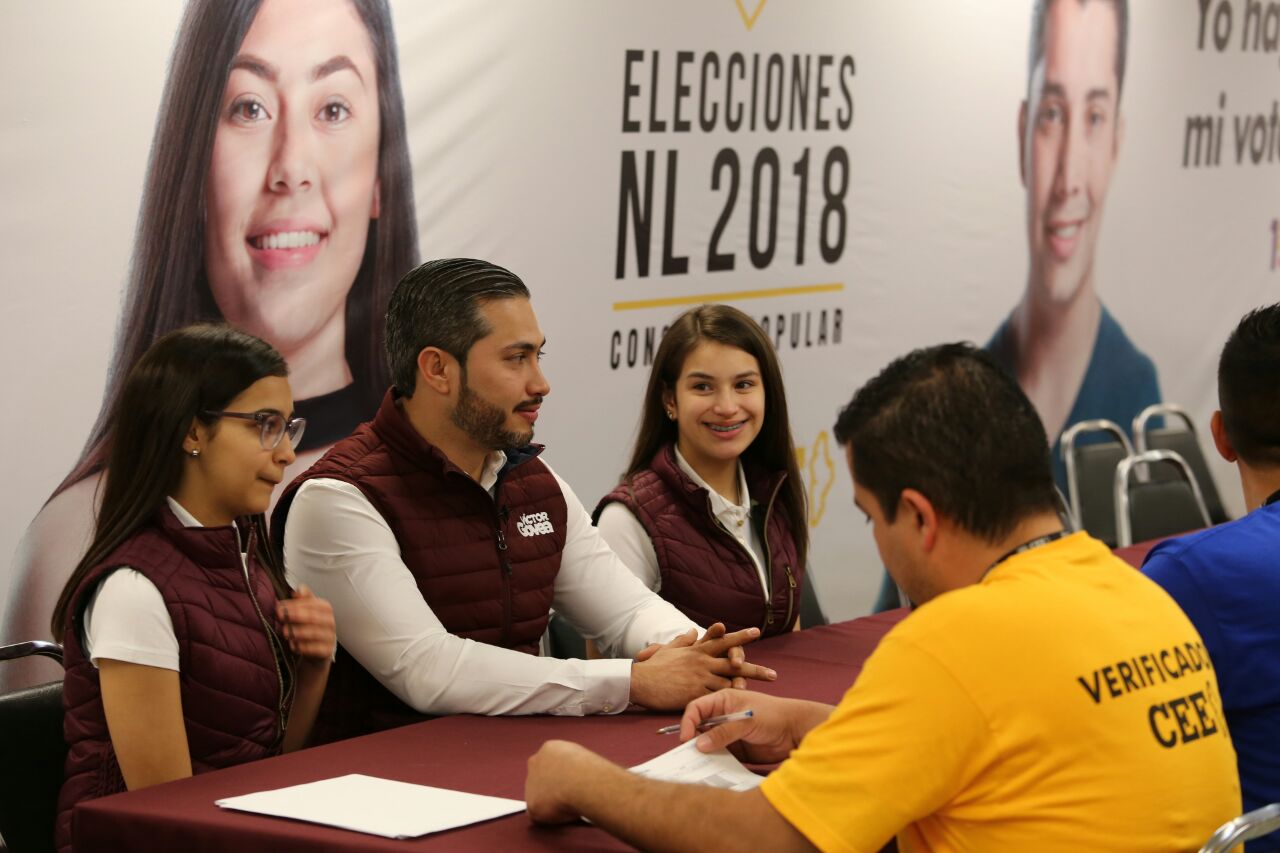 Víctor Hugo Govea Jiménez, aspirante a la alcaldía de Apodaca. 