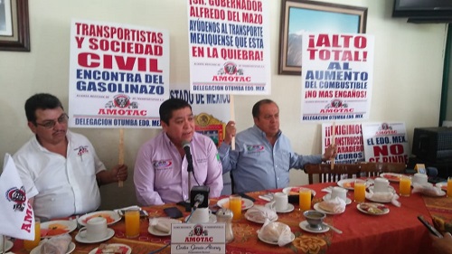 Durante la conferencia de prensa. 