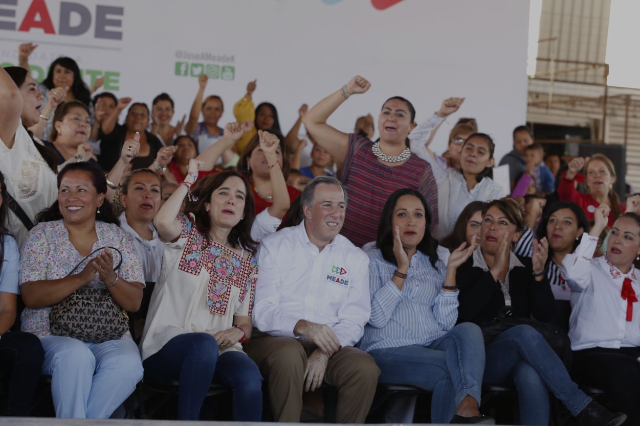 José Antonio Meade en encuentro con mujeres en Santa Rosa Jáuregui, en Querétaro.