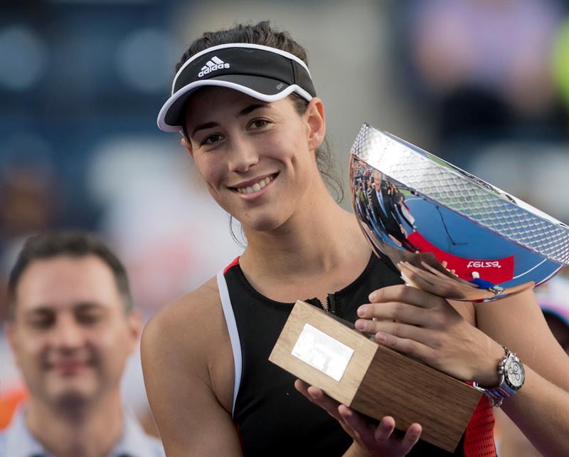 Garbiñe Muguruza, campeona del Abierto de Monterrey